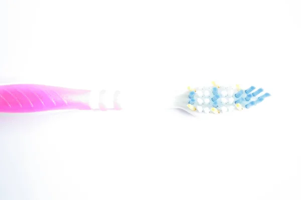 Close Colorful Toothbrush — Stock Photo, Image