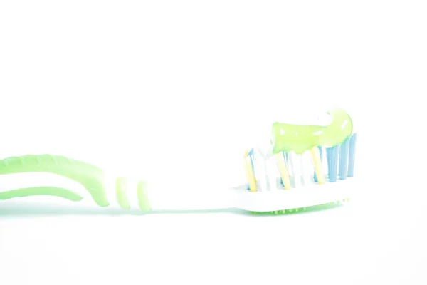 Close Escova Dentes Colorida — Fotografia de Stock