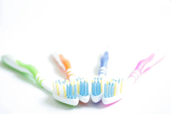 Close Colorful Toothbrush — Stock Photo, Image