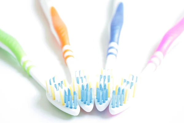 Close Colorful Toothbrush — Stock Photo, Image