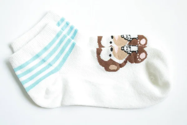 Close Child Socks — Stock Photo, Image