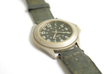 Closeup eski kuvars saati