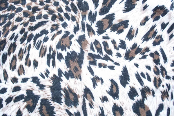 Closeup leopard pattern fabric