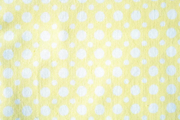 Białe Kropki Żółty — Zdjęcie stockowe