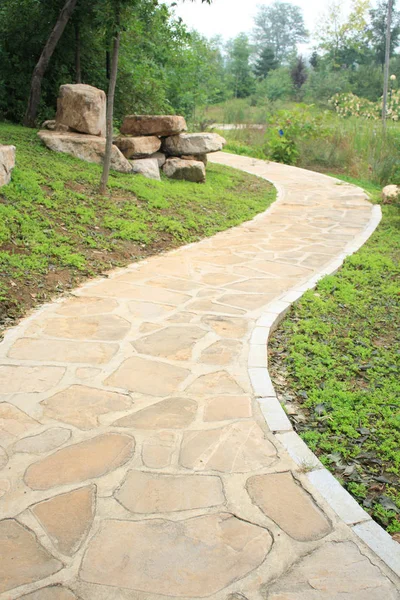 Curved Path Park — Stock Photo, Image