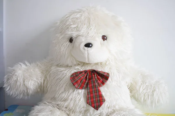 Nahaufnahme Weißer Teddybär — Stockfoto