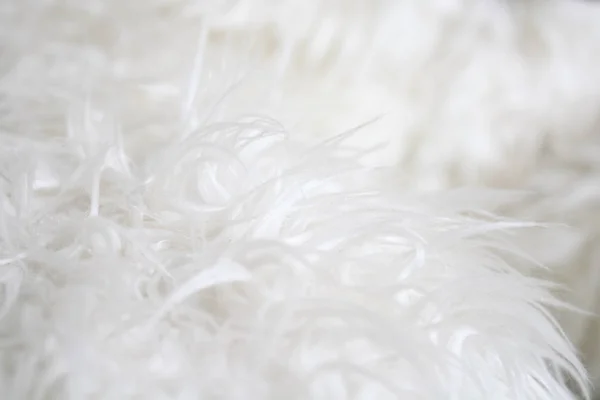 White Artificial Hair Texture — Stock Photo, Image