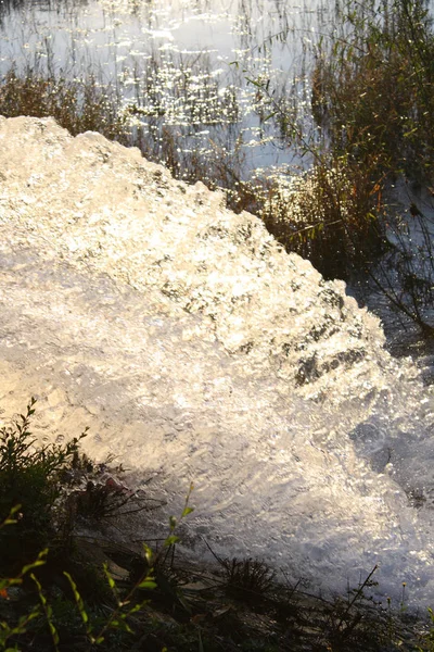 Відпрацьована Вода Полі — стокове фото