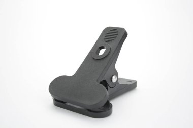 Yakın çekim siyah plastik klip