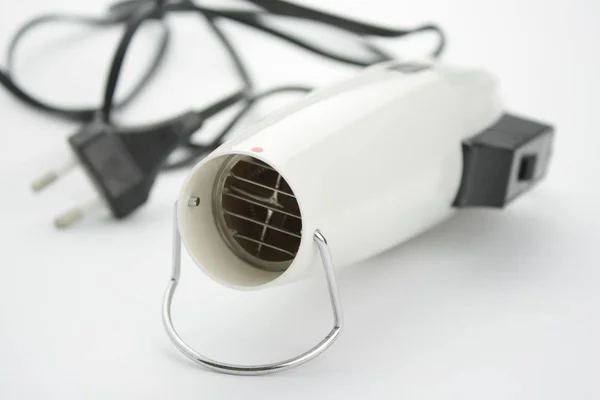 Close White Hair Dryer — Stock Photo, Image