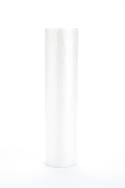 Beyaz zemin üzerine streç film