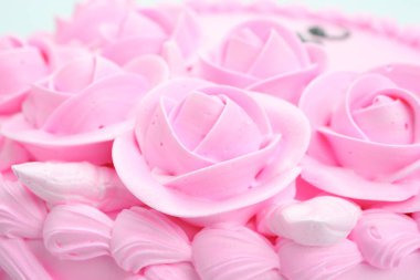 Tatlı pembe Doğum günü pastası