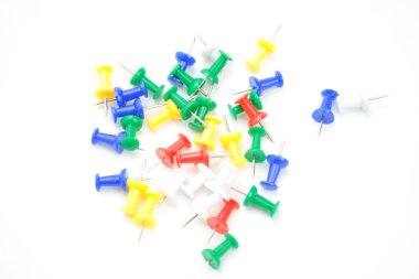 Beyaz arka plan üzerinde Çizim pim