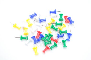 Beyaz arka plan üzerinde Çizim pim