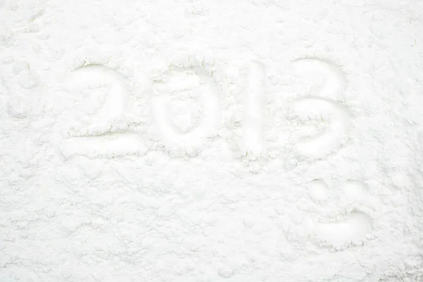 Written Flour 2013 — Stock Photo, Image