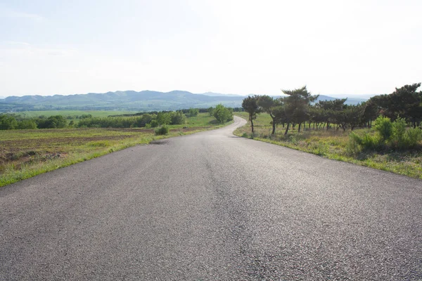 Land snelweg — Stockfoto