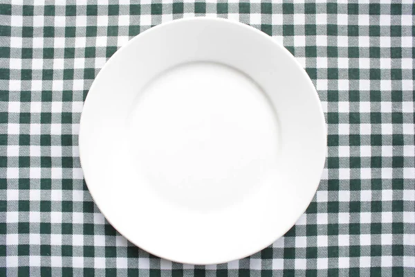 Assiette Sur Table — Photo