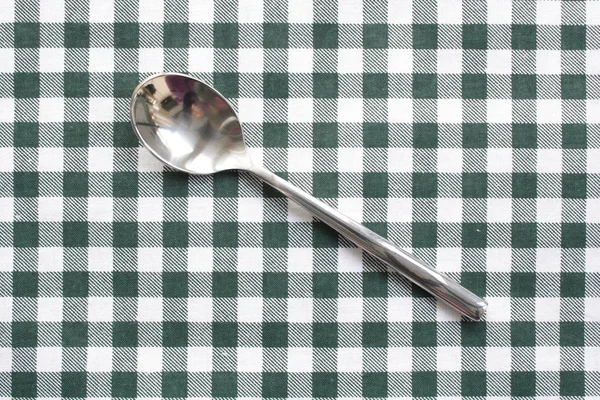 Stainless Steel Spoon Table — Stock Photo, Image