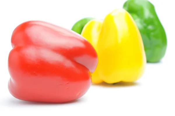 Colored Bell Pepper Close Stock Picture
