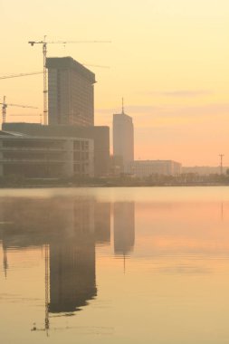 Sabah erken şantiye