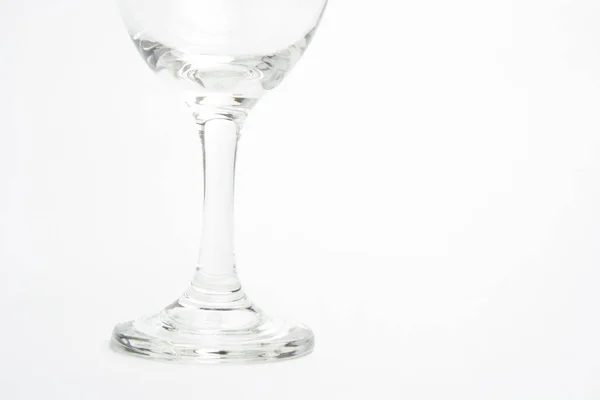 Empty Glass Goblet Close — Stock Photo, Image