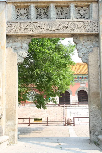 Ancient Building Stone Archway Gate — Stock Photo, Image