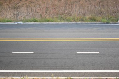 Çekim asfalt yol arka plan