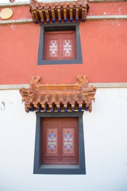 Tapınak penceresi yakın çekim