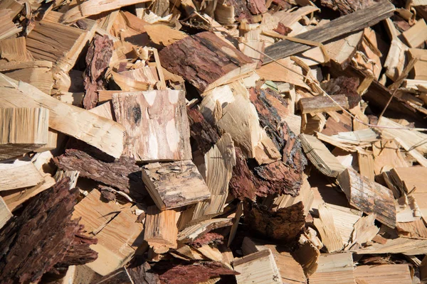 Close Broken Sawdust — Stock Photo, Image