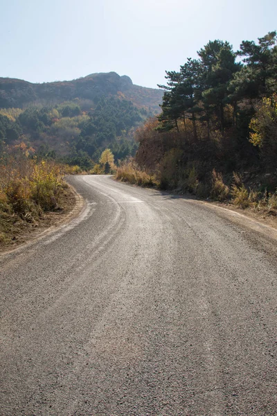 Autobahn Den Bergen — Stockfoto