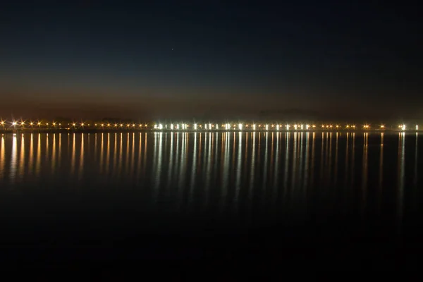 Noite Lago — Fotografia de Stock