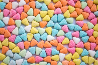 Renkli şeker arkaplanı kapanışı