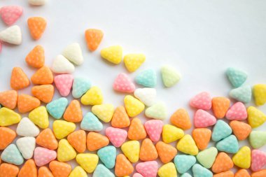 Renkli şeker arkaplanı kapanışı