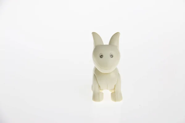 Plast Leksak Kanin Närbild — Stockfoto