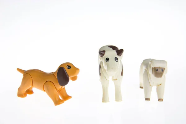 Пластикові Іграшки Тварин Ферми — стокове фото