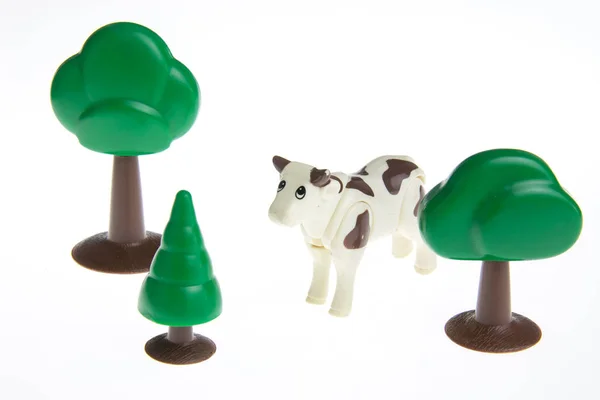 Plastové Hračky Hospodářských Zvířat — Stock fotografie
