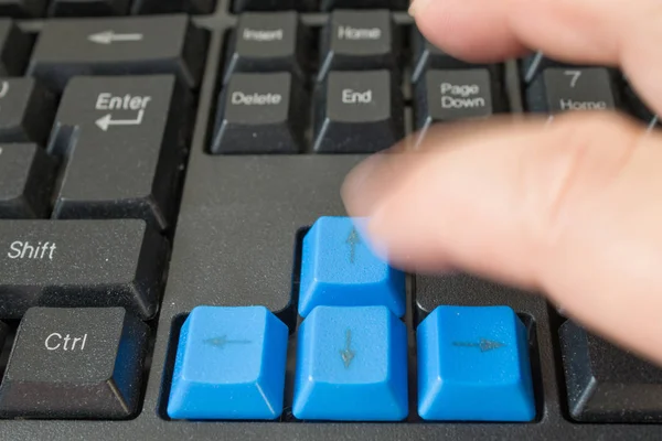 Fast Typing Keyboard — Stock Photo, Image