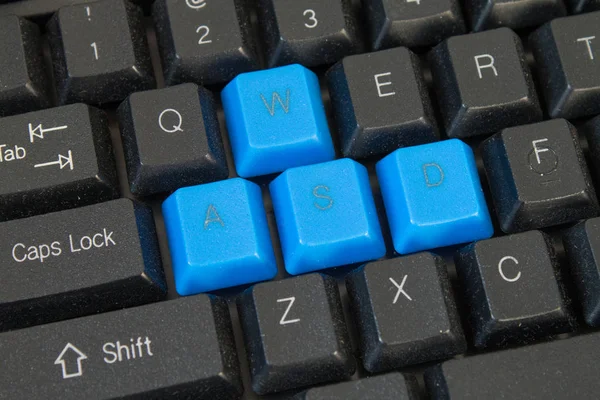 Arrow Keys Computer Keyboard — Stock Photo, Image