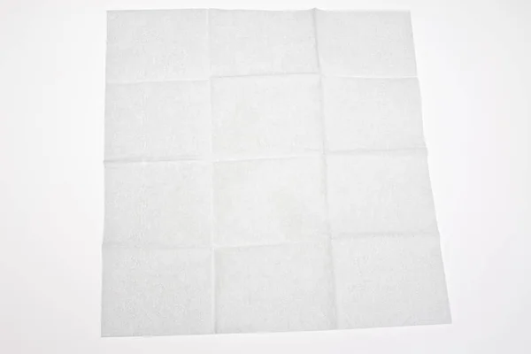 Toalhas Papel Fundo Branco — Fotografia de Stock