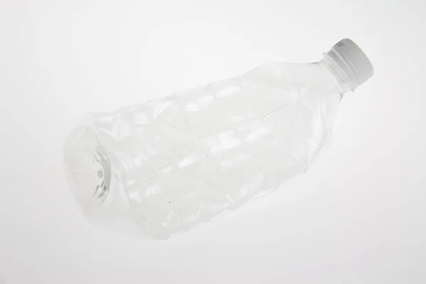 Пластиковая Бутылка Белом Фоне — стоковое фото