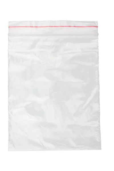 Plastic Bag White Background — Stock Photo, Image