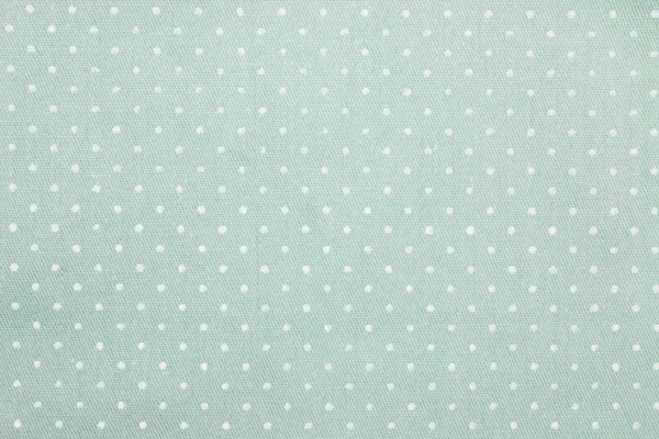 Green Polka Dot Fabric — Stock Photo, Image