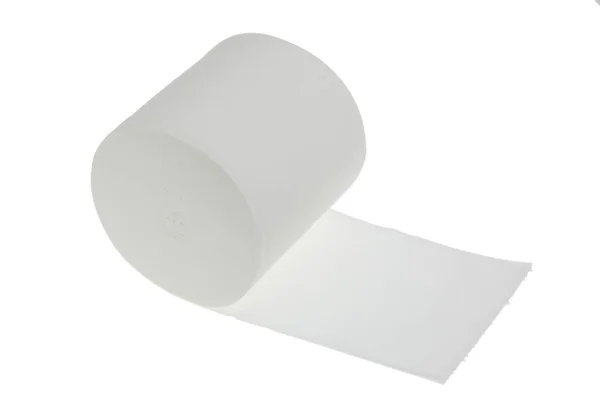 白色背景的卫生纸 — 图库照片