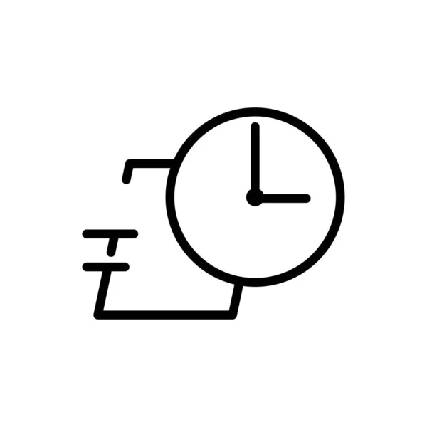准时交货的标志 设计模板向量 — 图库矢量图片