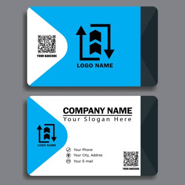 Zarif kartvizit, numara 3,254 inç x 2,165 inç. Şablon vektörü tasarla