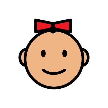 Bebek bemol ikonu. Şablon vektörü tasarla