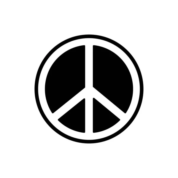 Peace Icon Design Template Vector — Stock Vector