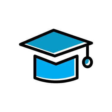 Eğitim düzlüğü simgesi. Şablon vektörü tasarla