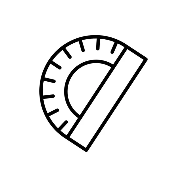 半円形の定規線のアイコン デザインテンプレートベクトル — ストックベクタ