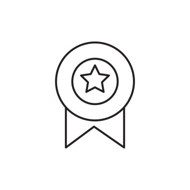 Kontrol listesi simgesi, şampiyon simgesi. Şablon vektörü tasarla